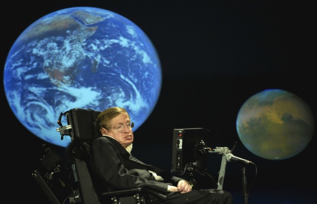 Stephen Hawking (Fotó: laughingsquid.com)