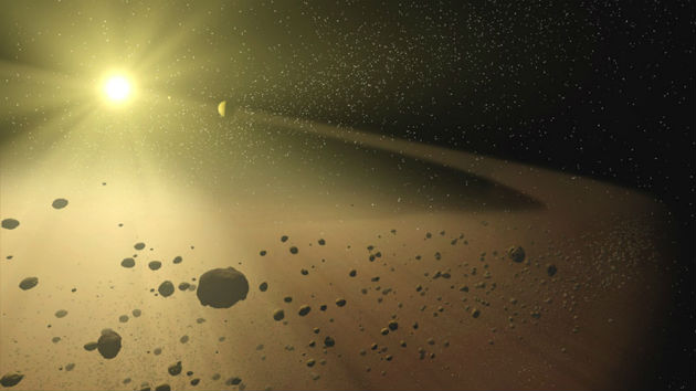 Aszteroidaöv (Fotó: hirado.hu/NASA/JPL-Caltech)