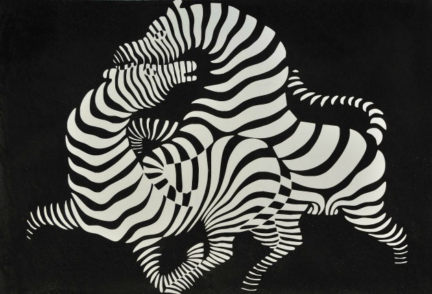 Vasarely: Zebra, 1938