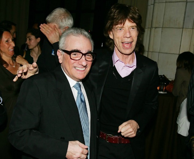 Martin Scorsese és Mick Jagger (Fotó: pursuitist.com)