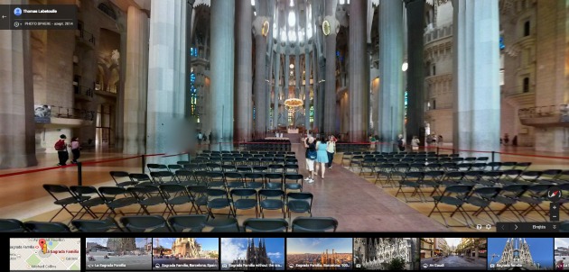 A Sagrada Familia belülről