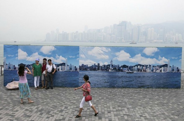 Kép a turistáknak: ilyen lenne Hong Kong lészennyezés nélkül