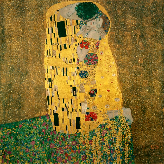 Gustav Klimt: A csók, 1908