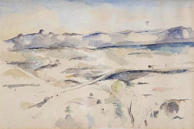 Paul Cézanne: The Chaine de l'Etoile Mountains (Forrás: barnesfoundation.org)