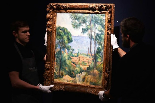 Paul Cézanne: Trees (Fotó: Europress/Hír24)