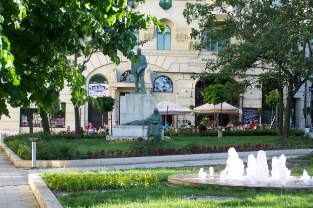 Az egyik központi helyszín: Gárdonyi tér a Bartók Béla úton
