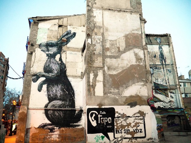 ROA: Nyúl graffiti (Forrás: angloitalianfollowus.com)
