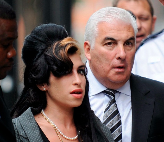 Amy Winehouse és édesapja, Mitch Winehouse (Fotó: MTI/EPA)
