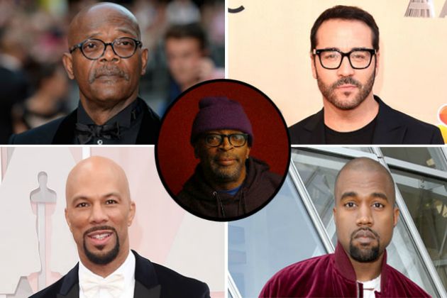 Samuel L. Jackson, Jeremy Piven, Kanye West, Common, Spike Lee (Fotó: thewrap.com)