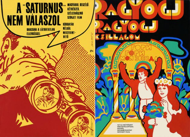 Darvas Árpád pop art plakátjai (A kép forrása: vs.hu)