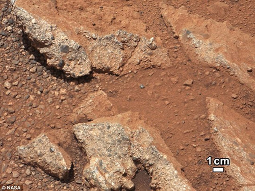 Kavicsok a Marson, forrás: Nasa