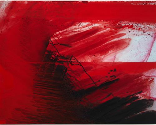 Barnaby Furnas, Vörös hullám II, 2010, a művész és a Marianne Boesky Gallery, New York, New York tulajdona.